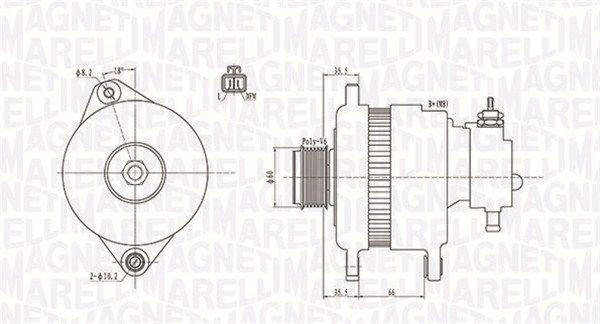 063731900010 Magneti Marelli Авто генератор
